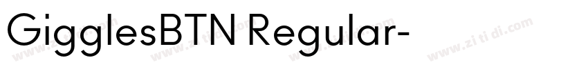 GigglesBTN Regular字体转换 GigglesBTN Regular字体转换